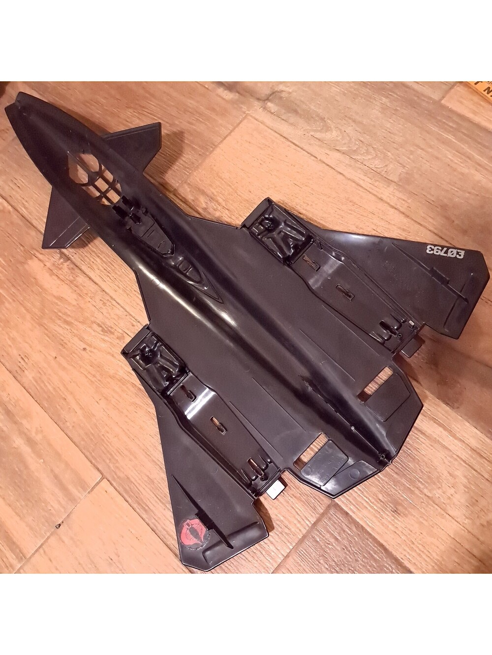 Vintage GI Joe Cobra Night Raven top body shell m-4179 part ONLY 1986 Hasbro